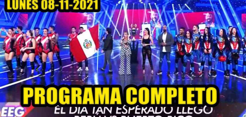 PROGRAMA COMPLETO EEG PERU VS PUERTO RICO LUNES 08