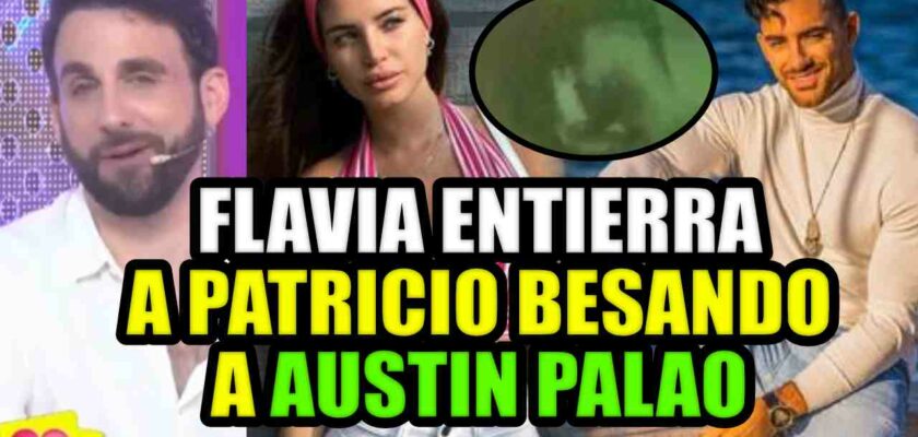 flavia y austin se besaron