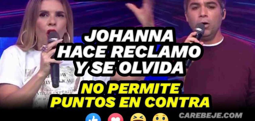 carejebe johanna hace reclamoo