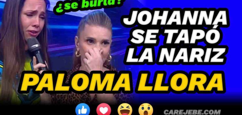 paloma llora johanna tapo la nriz