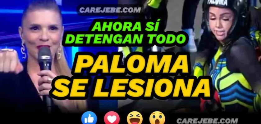 paloma se lesiona en juego