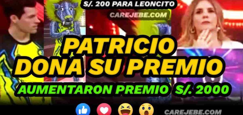 PATRICIO DONA PREMIO