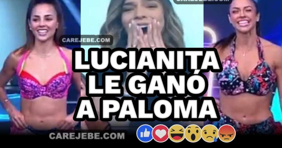 luciana le gano a paloma en baile