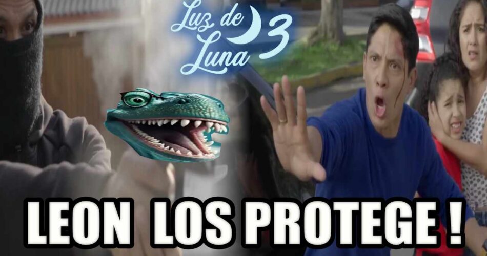 leon protege a su familia