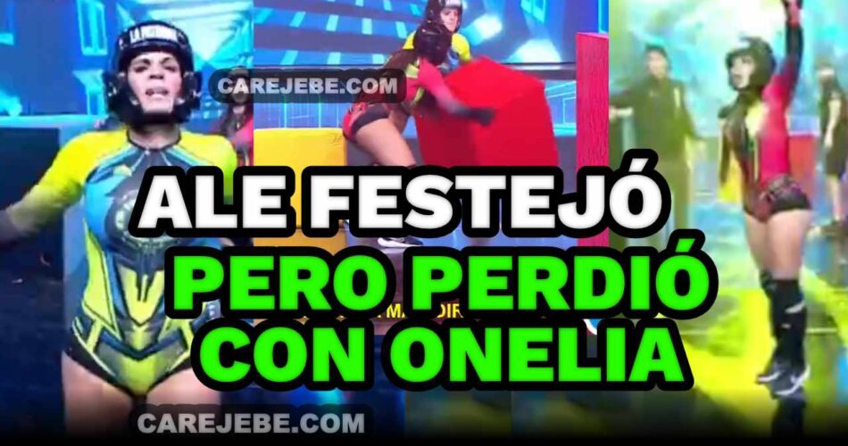 ALE FESTEJO PERO PERDIO