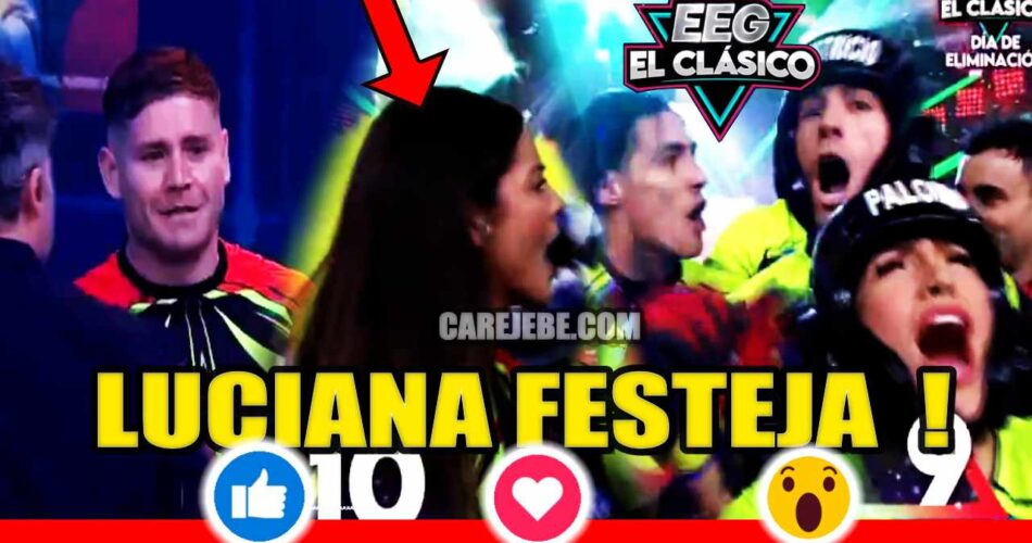 LUCIANA FESTEJA CON PATRICIO