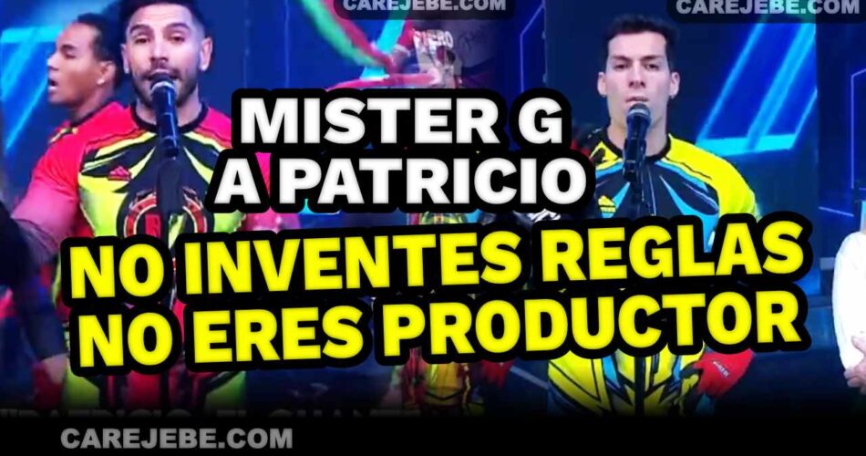 mister g a paticio no es productor