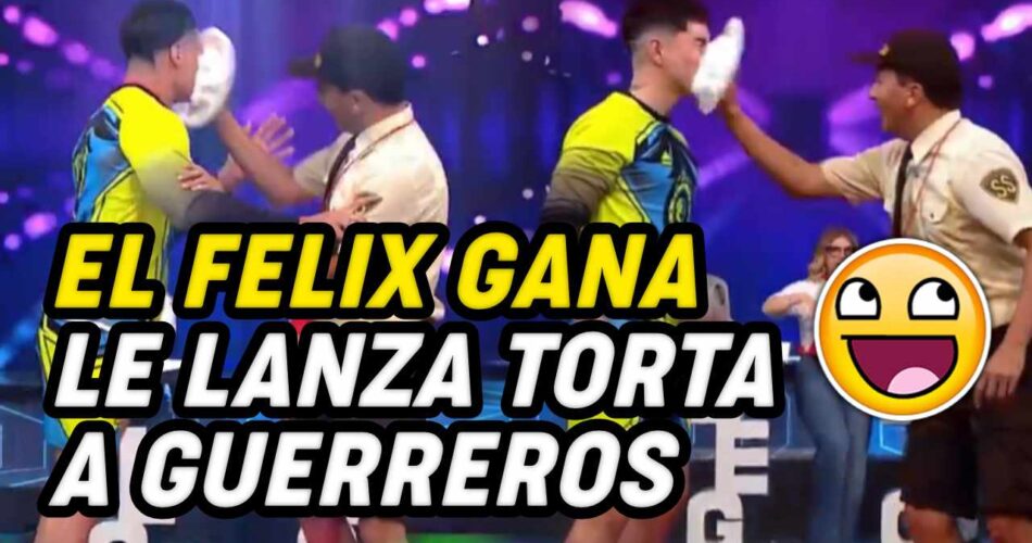 FELIX LANZA TORTA Y LANZA A GUERREROS