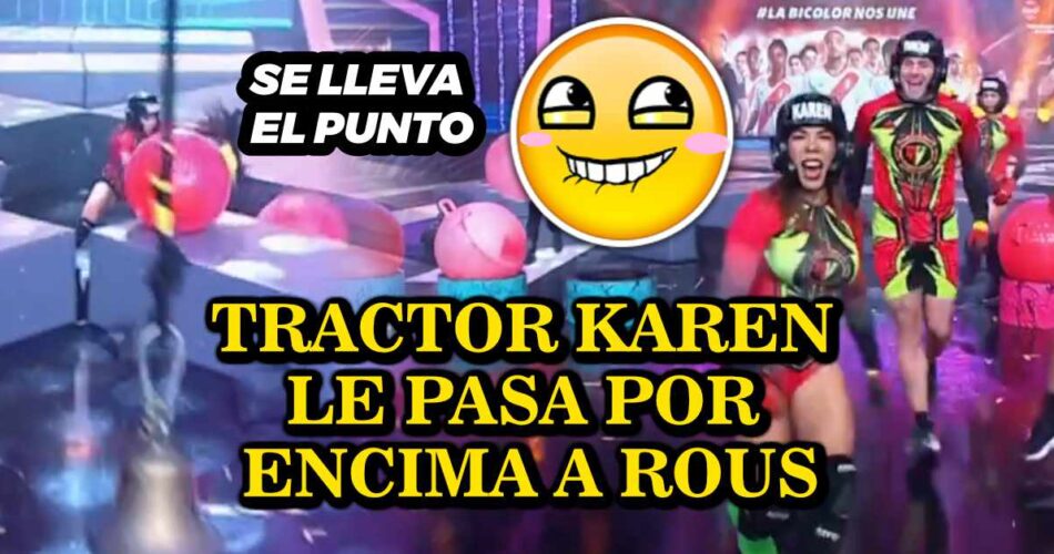 TRACTOR KAREN LE PASA POR ENCIMA A ROUS