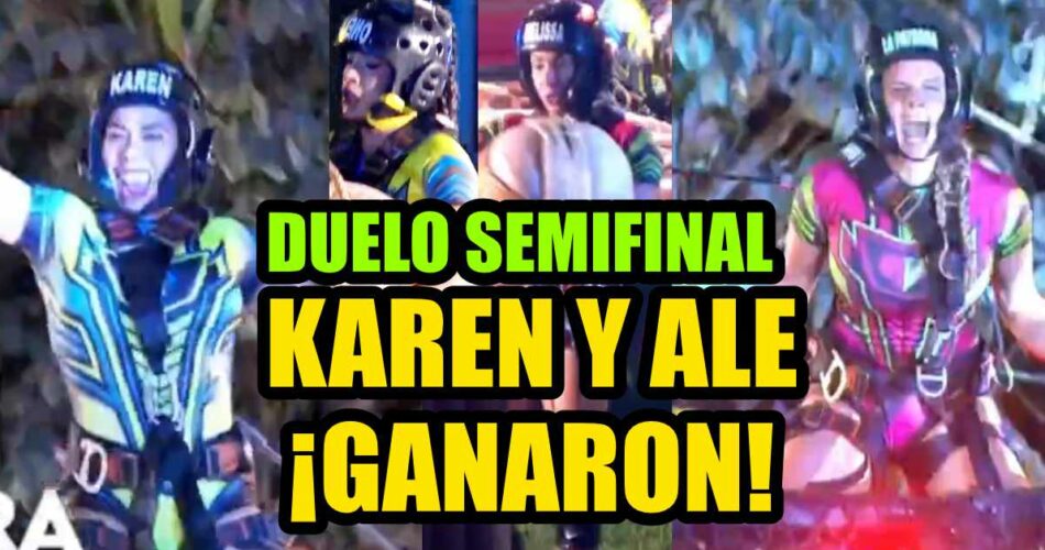 KAREN Y ALE GANARON SEMIFINAL