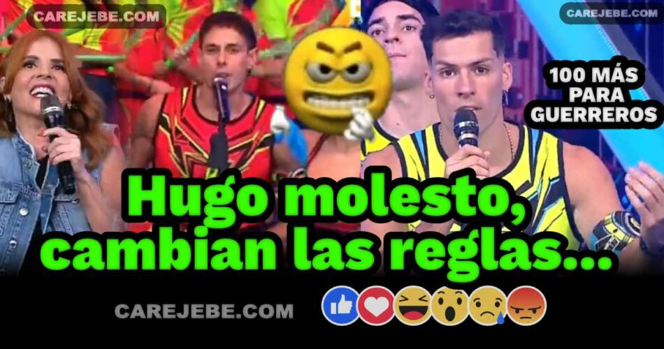 hugo molesto cambian las reglas