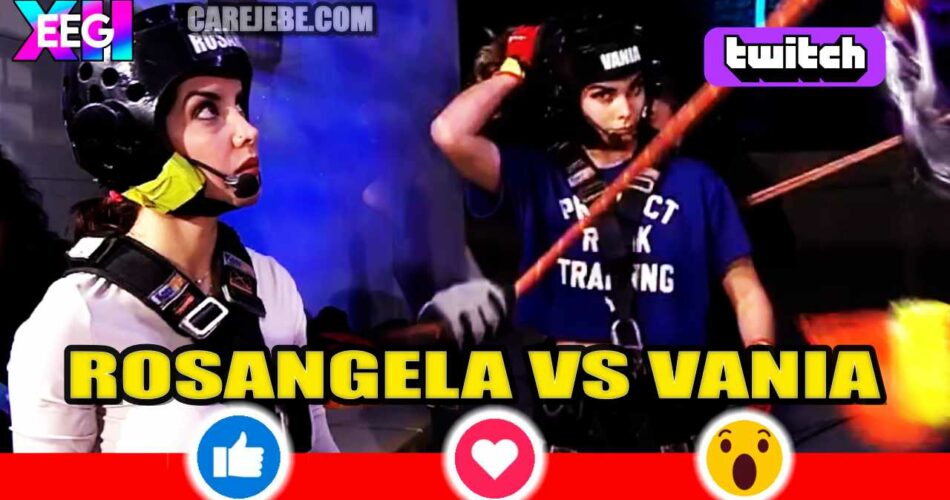 ROSANGELA VS VANIA CAIDA AL VACIO